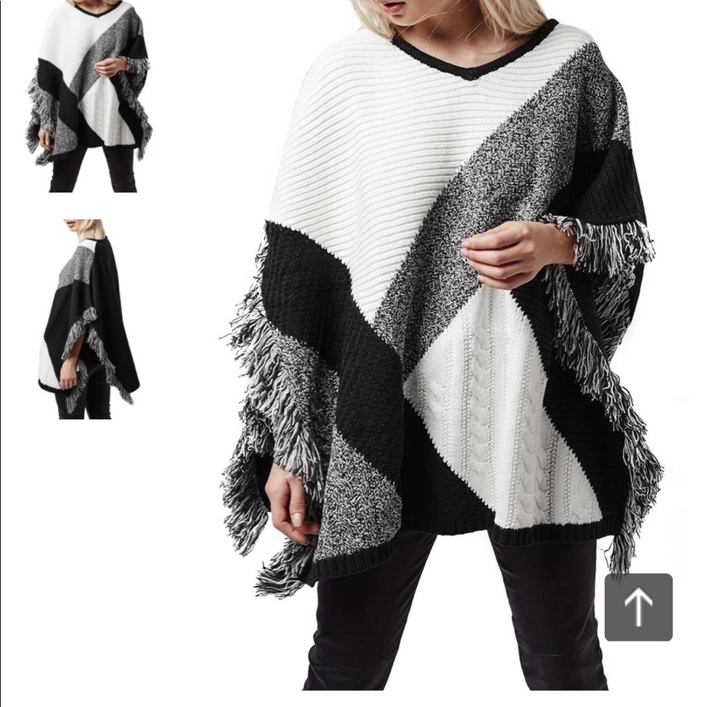 Topshop poncho
